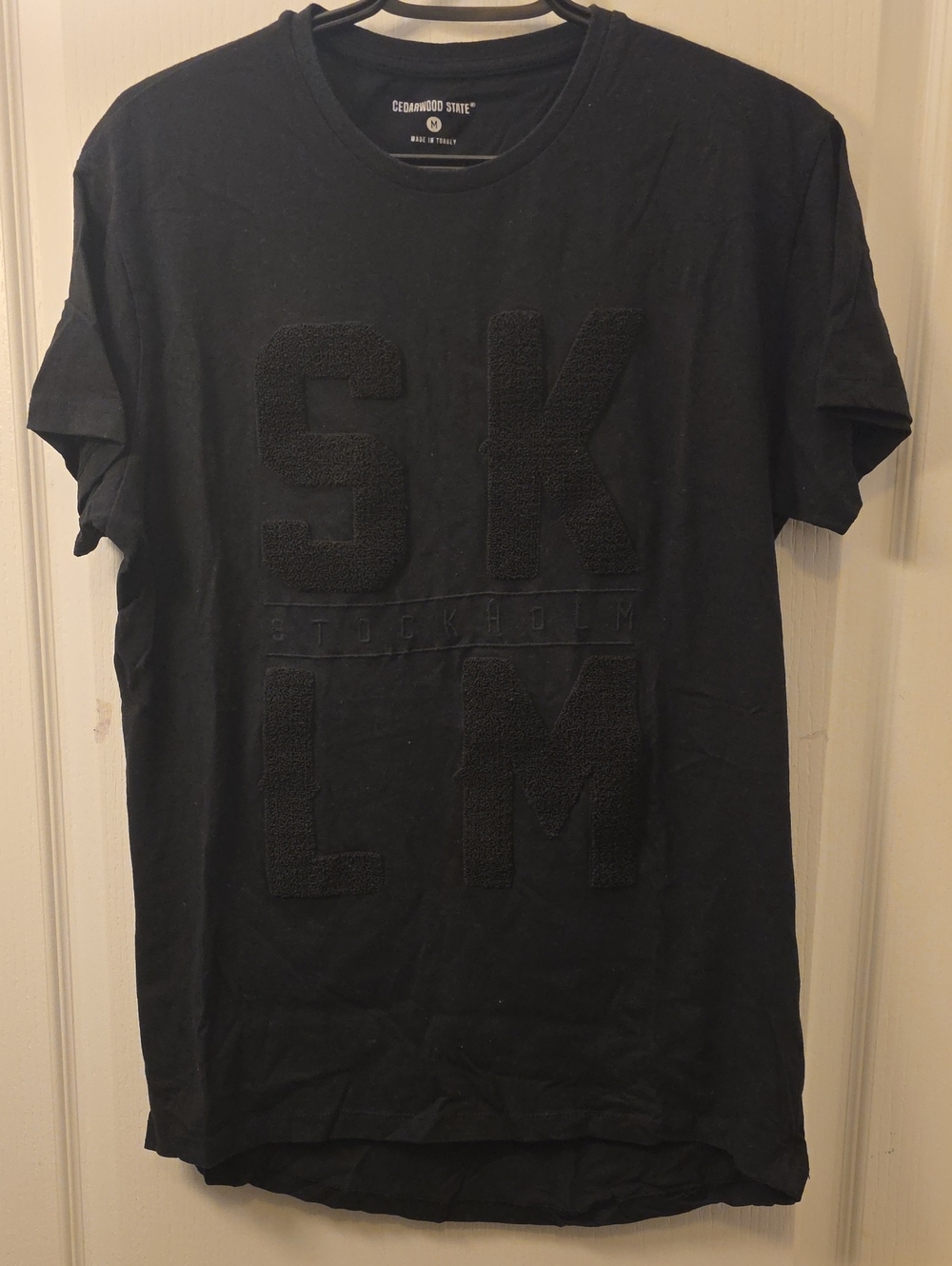 Men's Black Graphic T-Shirt